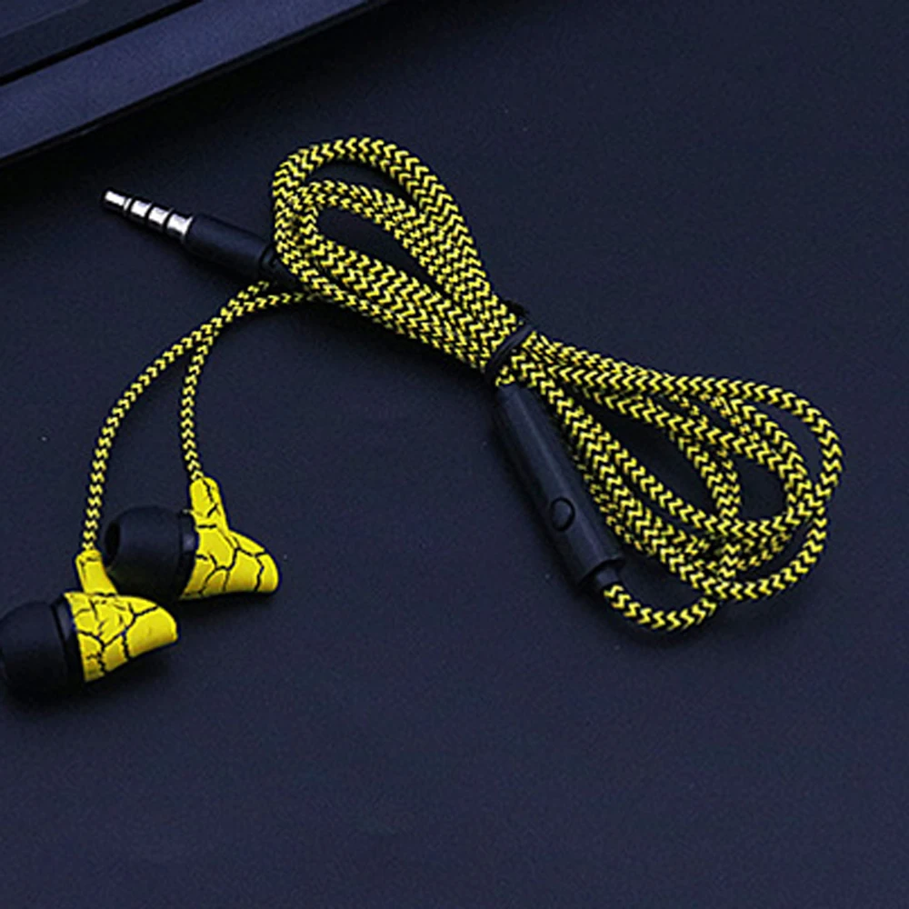 Wired headset music bass headphoneIn Ear earphone with microphone for iPhones Mobile Phones MP3 MP4