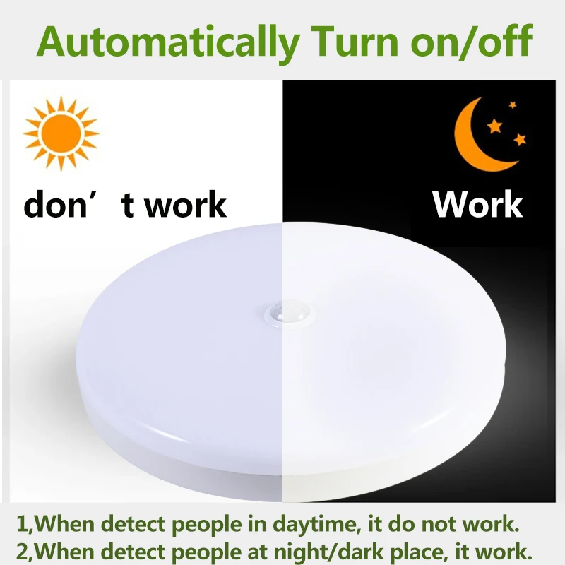  Night light Lamp with Motion Sensor Light Bulb Led Night lampara PIR Sensor Smart 5W 12W 18W 220V C - 32975231576