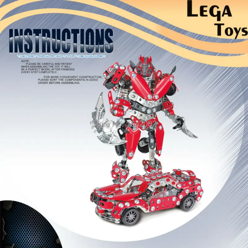 Iron Commander Assemble Metal Building Blocks Scale Robot or Car Model Metal Assembly Toys for Children Educational Toys Gifts Iron Commander Assemble Metal Building Blocks Scale Robot or Car Model Metal Assembly Toys for Children Educational Toys Gifts
