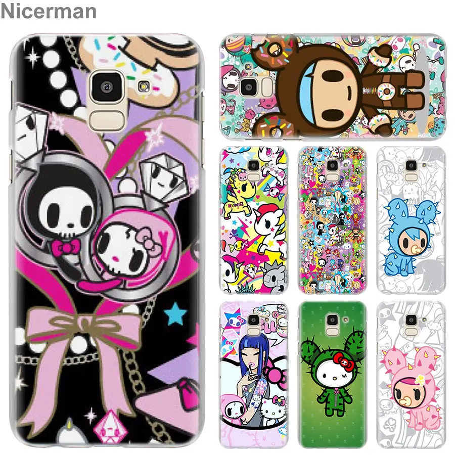 

Kawaii Japan Tokidoki Phone Cases for Samsung Galaxy J4 J6 Plus J3 J7 J8 2018 C2 Core J5 J7 Prime hard PC case Coque