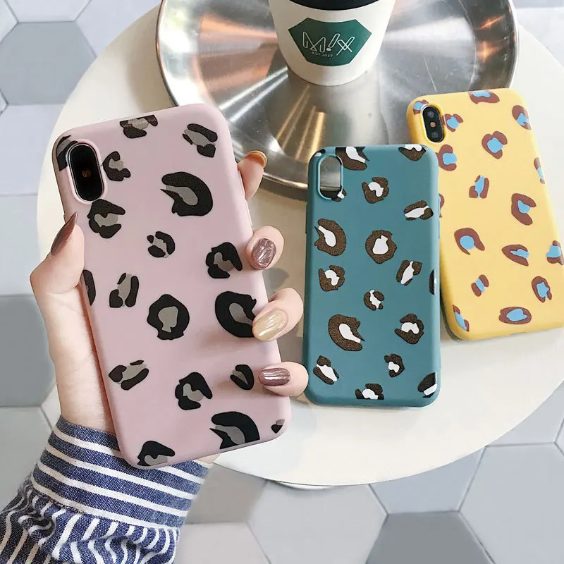 Чехол для телефона с леопардовым принтом Iphone11 XS Max XR X 8 7 6 6S Plus роскошные мягкие