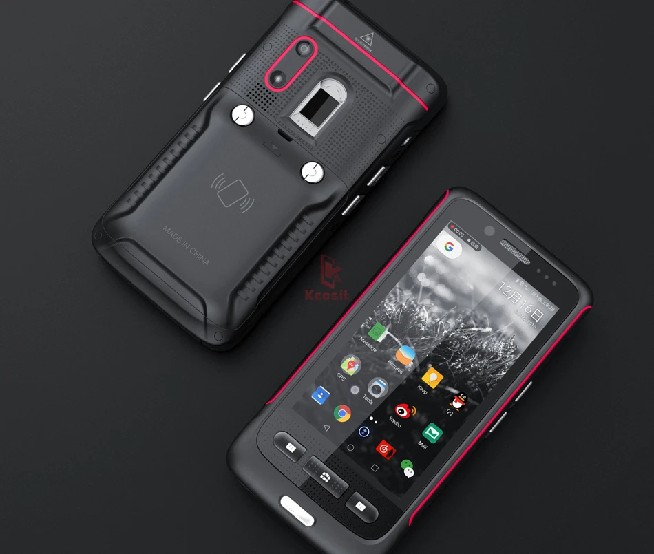 Kcosit KT7000 взрывозащищенный 1D 2D лазерный сканер штрих кодов Android 7 1 считыватель
