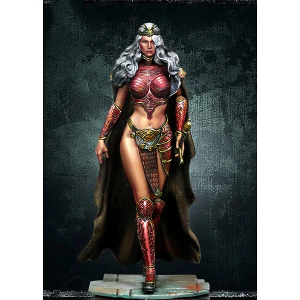 

New Unassembled 1/24 The crystal queen with a sword(NO BASE) Figures Resin Kit DIY Toys Unpainted kits