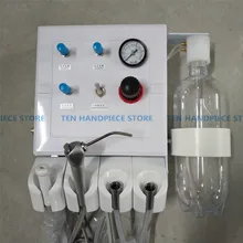 Хорошее качество Стоматологическая лаборатория портативный слабый всасывающий двух турбинный блок воздушный компрессор 3 способ соломы