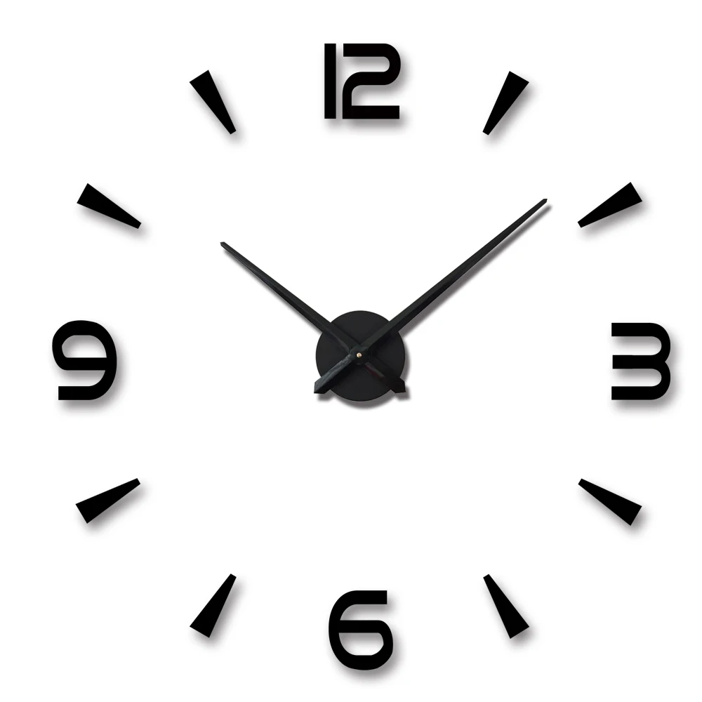 

M.Sparkling M013 Living Room Creative Fashion Wall Clock 3D Quartz 47 Inch Acrylic Diy Wall Watch Modern Design Digital Clocks