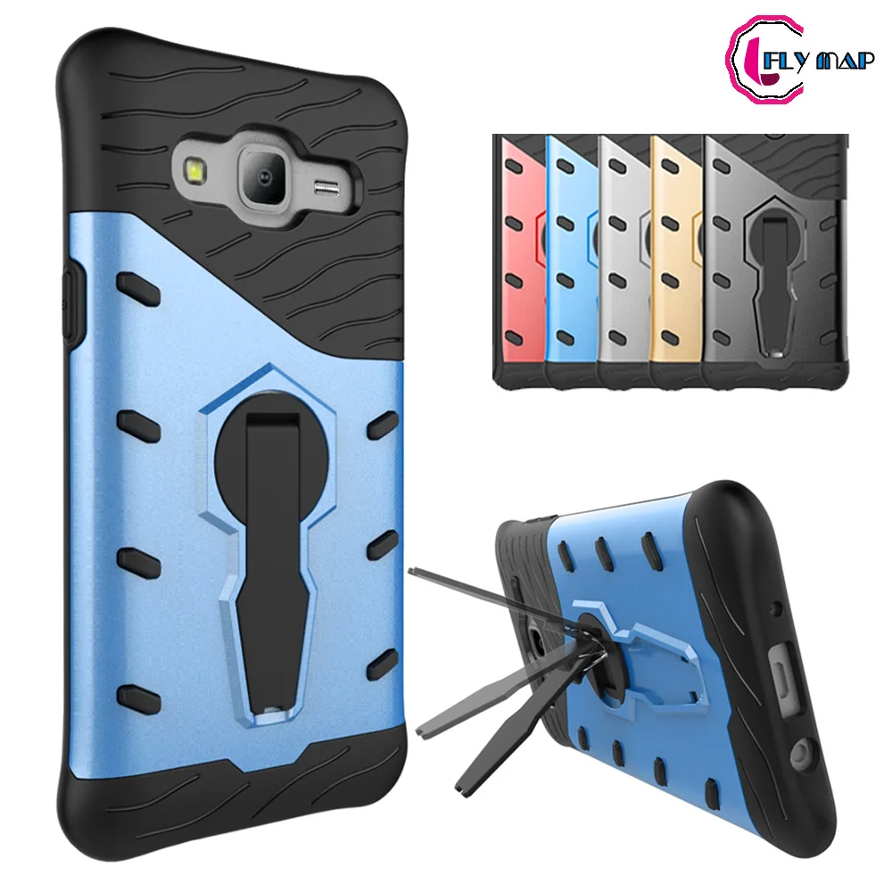 Armor Cover Case For Samsung Galaxy J5 J 5 2015 J500H J500FN Case Hard Heavy Duty Plastic +Silicone TPU SM-J500H SM-J500FN Coque