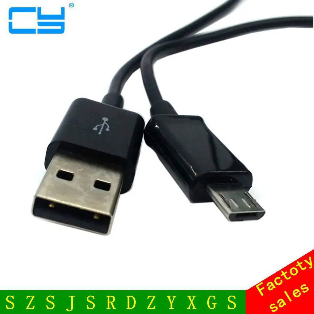 Длинный 9 мм Разъем Белый Micro USB кабель для зарядки данных Samsung Huawei HTC мобильный