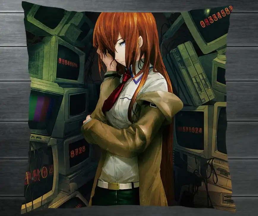 Home Garden Bed Pillows Anime Game Steins Gate Dakimakura Christina Pillow Case Hugging Body Cover