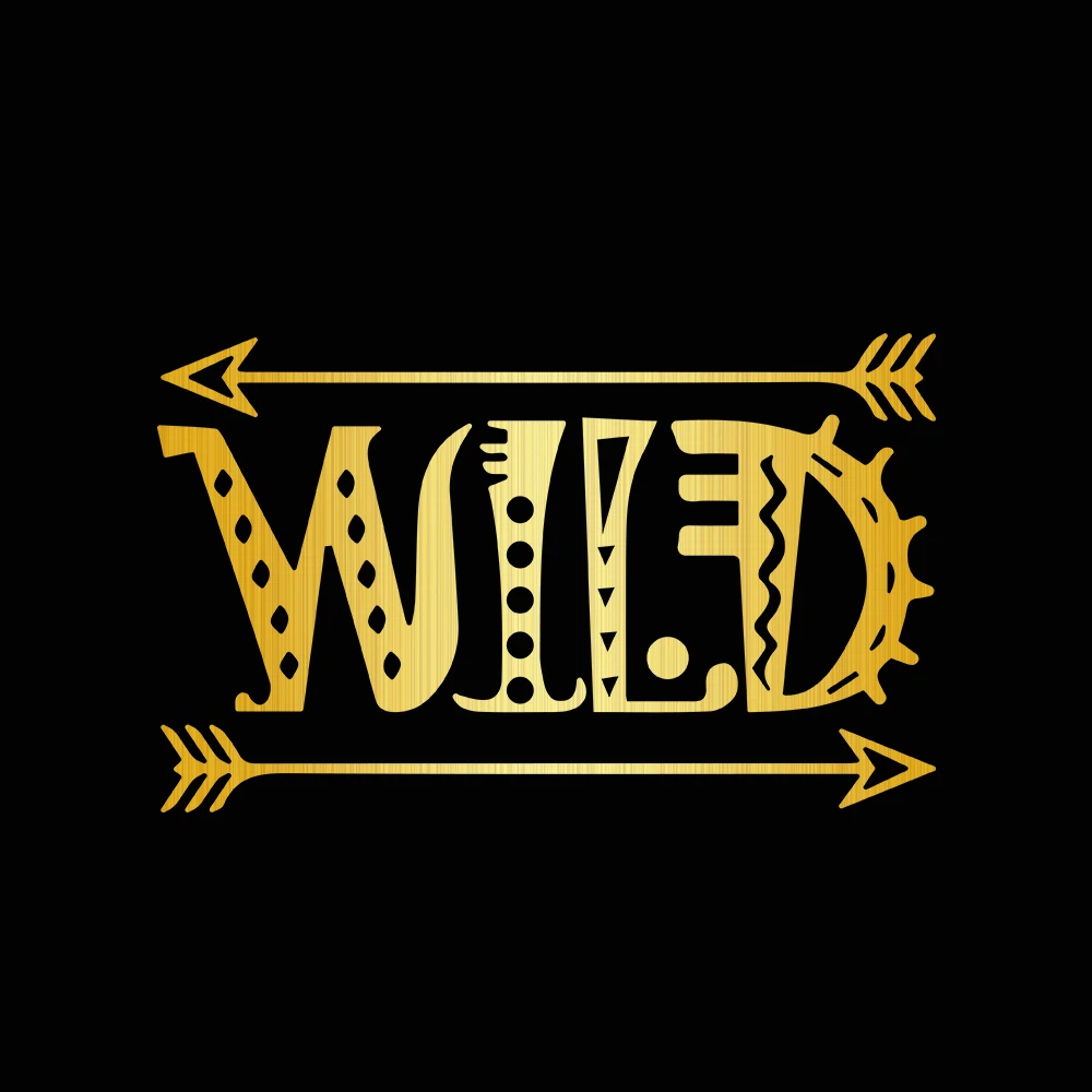 Rylybons креативные автомобильные наклейки с надписью Wild и наклейка Стайлинг