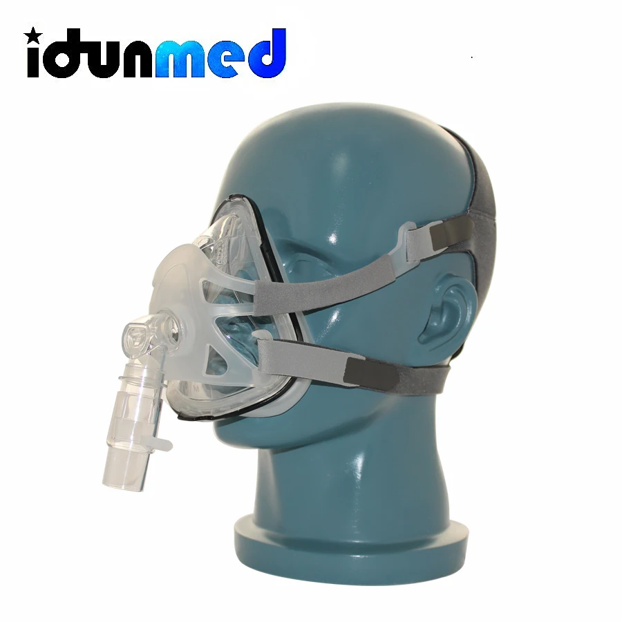 

BMC CPAP Full Face Mask FM1A Size S/M/L CPAP BiPAP With Headgear Strap For Sleep Apnea Snoring Breathing Apparatus Freeshipping