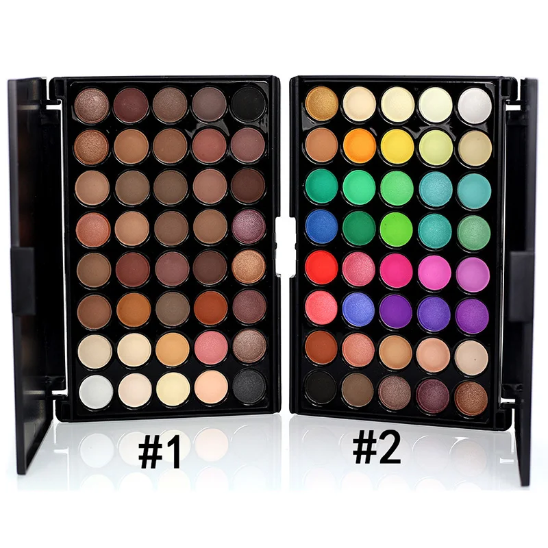 

LEARNEVER 40 Colors Eyeshadow Palette Nude Earth Eye Shadow Palette Matte Cream Eye Shadow Palette Colorful Shimmer Makup Kit