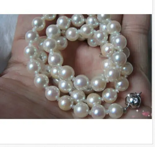 

Jewelr 004890 classic 9-10MM south sea white pearl necklace