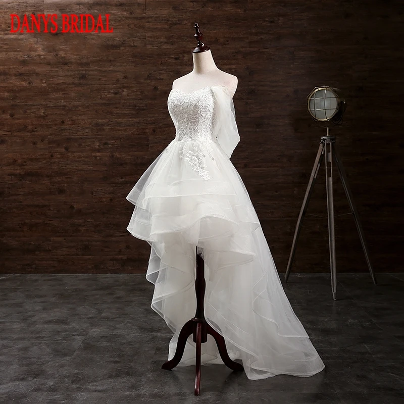wedding dress short in front