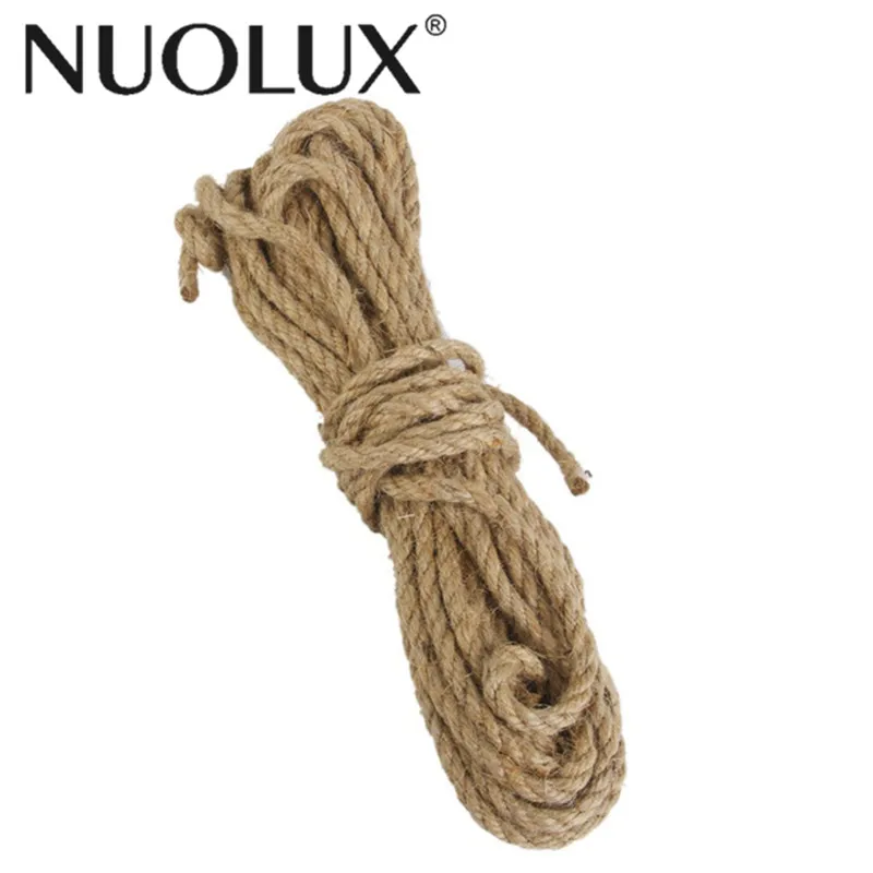 6 мм * 10 м пеньковая веревка джутовая DIY ремесло шпагат украшение|jute rope|rope