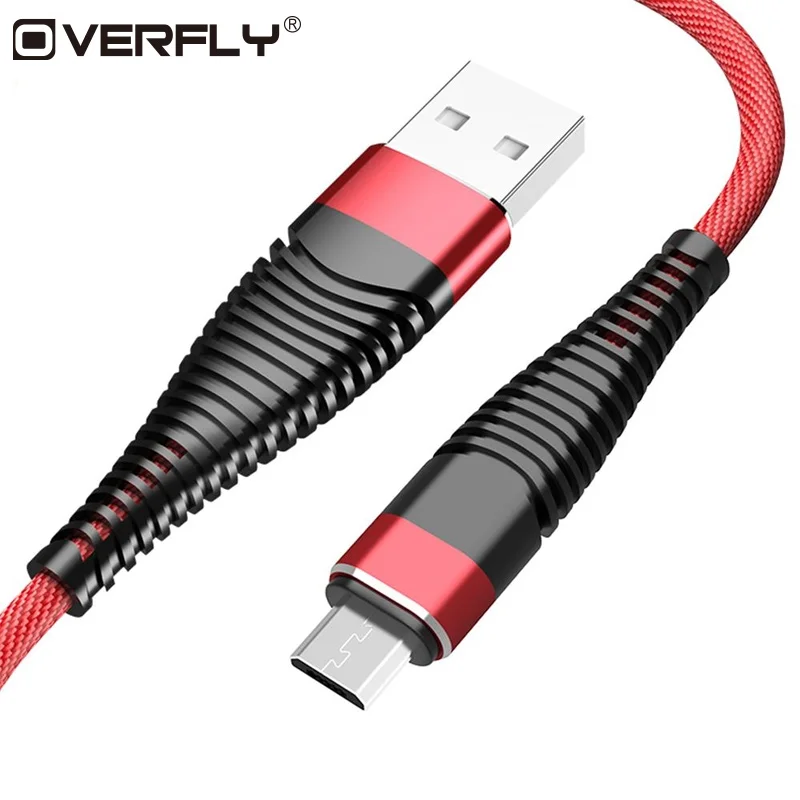 

Overfly Micro USB Cable Ultra Durable USB Charging Charger 1M Mobile Phone Cable Fast Charger For Xiaomi Samsung Huawei