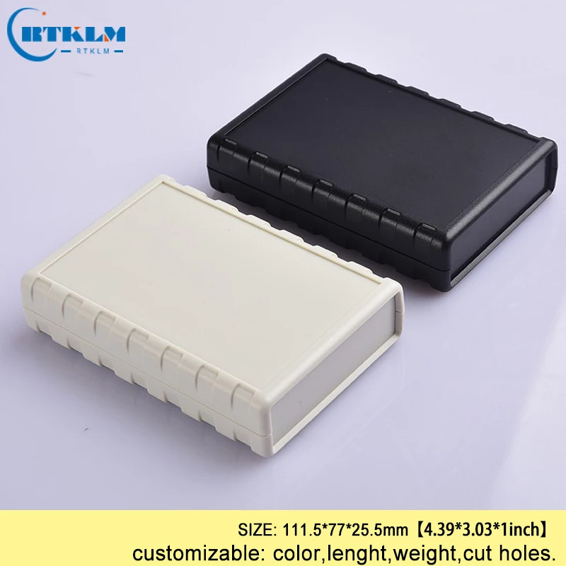 Plastic enclosure housing for electronics abs plastic project junction box diy instrument case Desktop shell 111.5*77*25.5mm