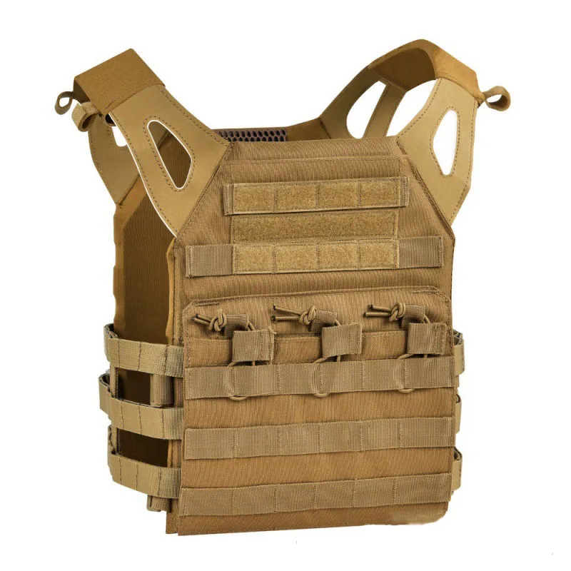 Охотничий Тактический жилет JPC Molle Plate Carrier жилет Открытый CS Wargame Пейнтбол защитная пластина Перевозчик жилет страйкбол жилет - Цвет: TA