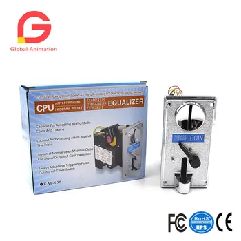 

Comparable CPU Roll Down Coin Selector Validator Collector Device Coin Mech Acceptor Coin Selector For Arcade Game Cabinet