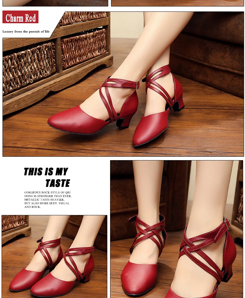 20161215_115751_033Ballroom Dance Shoe Brand Women Upscale Genuine Leather Latin Dancing Sneakers Closed Toe Adult Aerobics Sports Jazz Shoes 7005