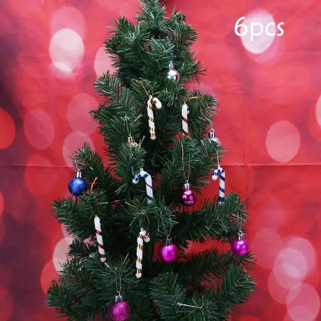 6pcs christmas hanging candy cane christmas tree decoration mini crutch party decor mini crutch christmas tree - Candy Cane Christmas Tree Decorations 6pcs christmas hanging candy cane christmas tree decoration mini crutch party decor mini crutch christmas tree - Candy Cane Christmas Tree Decorations