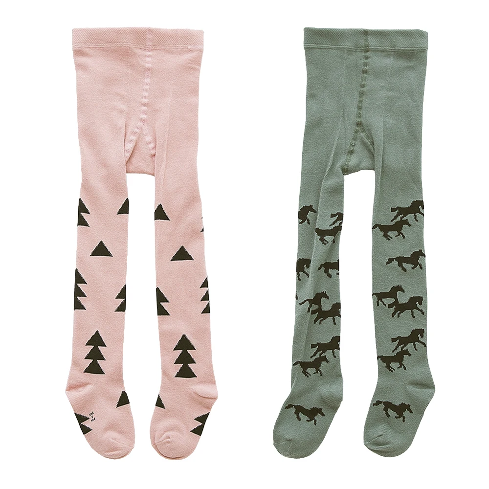 2 Pcs/lot Baby Girls Stocking Geometric Pattern Children's Tights