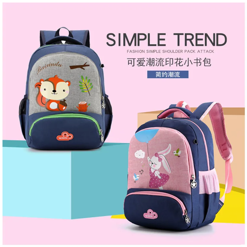 2019 Nylon Student Mochila A Kids Bag Cartoon A Children Schoolbag Kindergarten Backpack Girls School Bags For Boys Backpacks