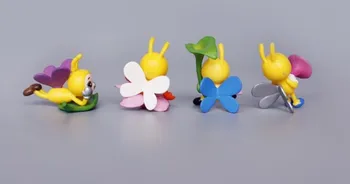 

mini PVC figure Doll model toy cartoon bee 4pcs/set