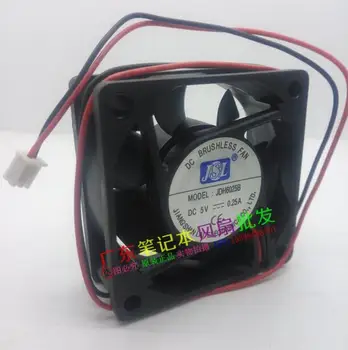 

JDH6025B 5V 0.25A 60252 wire dual ball fan computer case fan