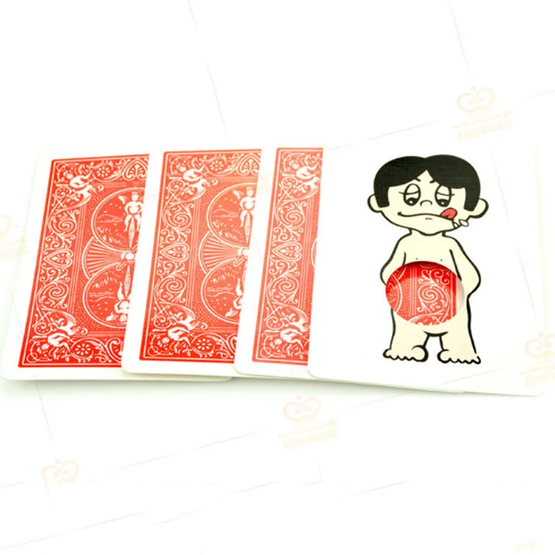 

1 Set Creative Card A Funny Boy Kid Fun Magic Toys Trick Magic Magic Props