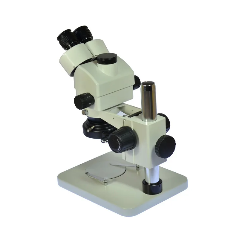  Inspection Zoom 7X-45X Trinocular Stereo Microscope Trinocular Visual + 56 LED Light + WF10X20 Eyep
