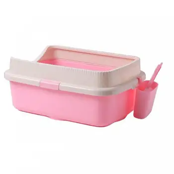

Semi-closed Cat Toilet Sand Pot Deodorizing Cat Dung Pot Cat Products Super Large Cat Sand Pot