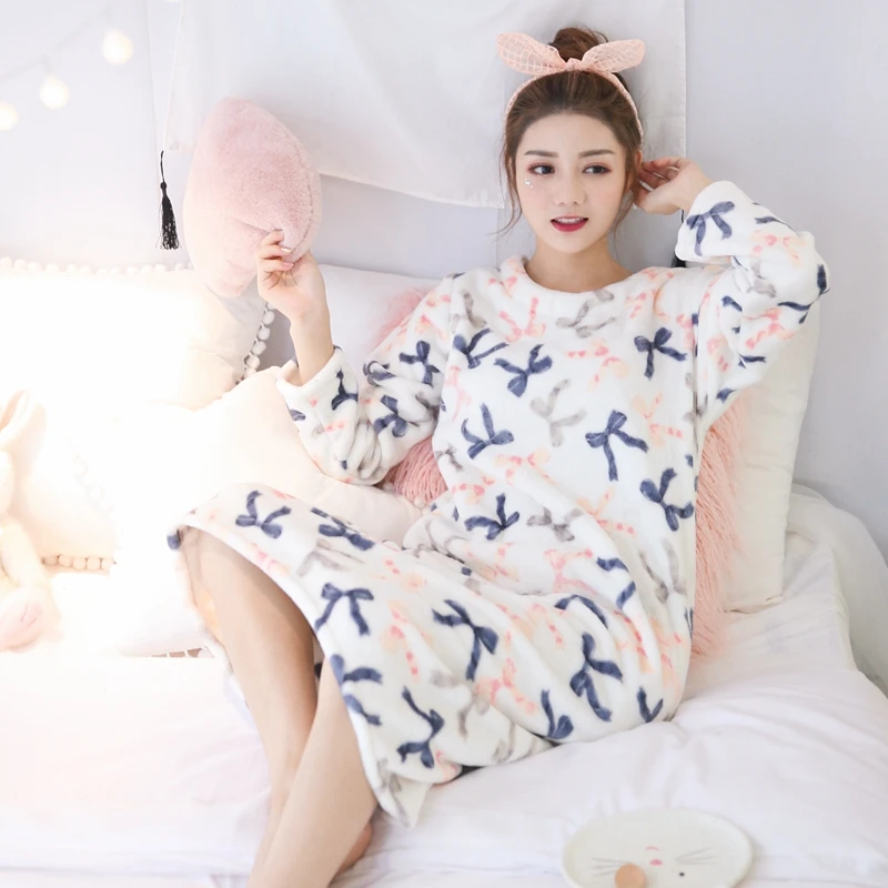 winter velvet nighty
