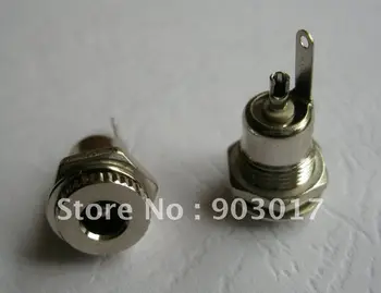 

100 pcs DC Power Jack 5.5x2.1mm Heavy Duty Metal Chassis Jack Socket Solder Type
