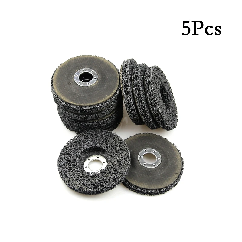 

5pcs 4 Black Cleaning Strip Wheel Grinding Disc Multi-Functional Grinder Pack