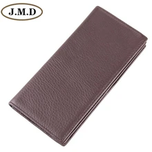 J.M.D модный мужской кошелек из натуральной кожи кофейного цвета, клатч 8053C