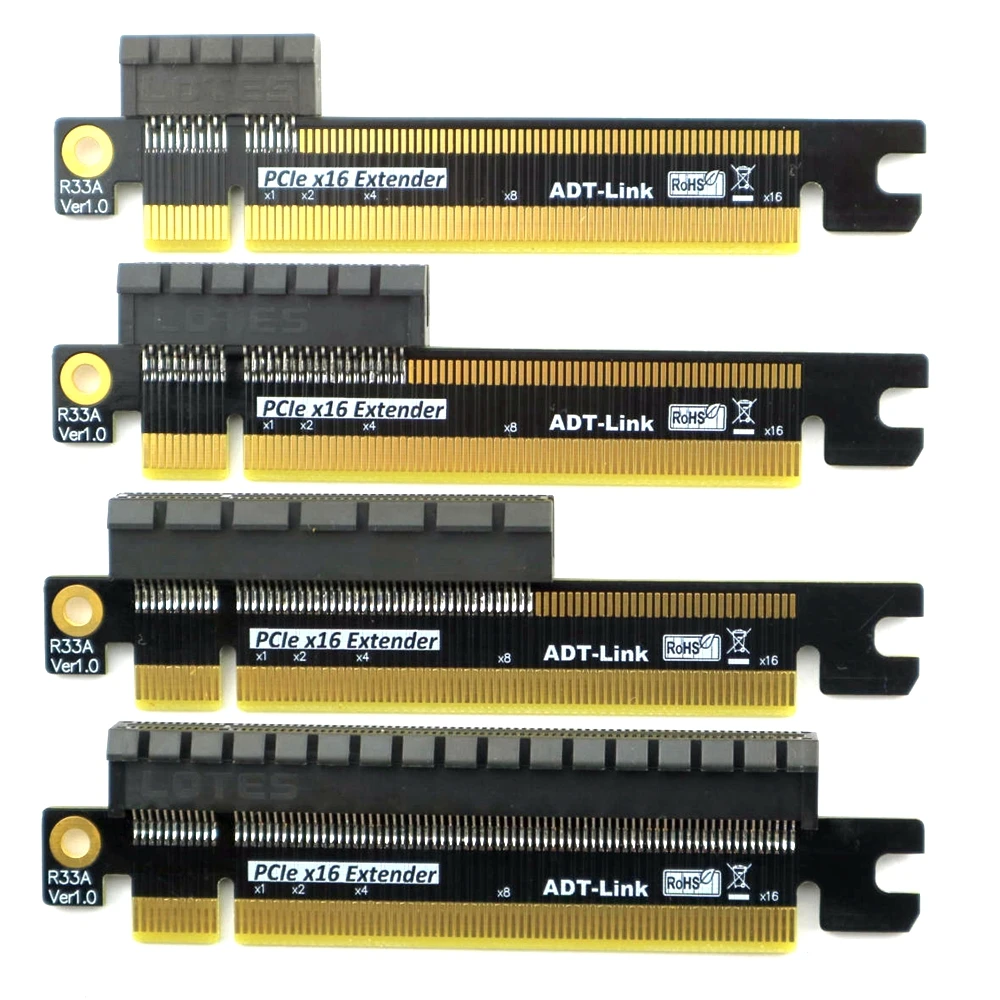 

PCI-E 3.0 x1 x4 x8 x16 Converter Adapter Card Male to female Riser Card Without Extended Cable for PCI Express 3.0 1U 2U
