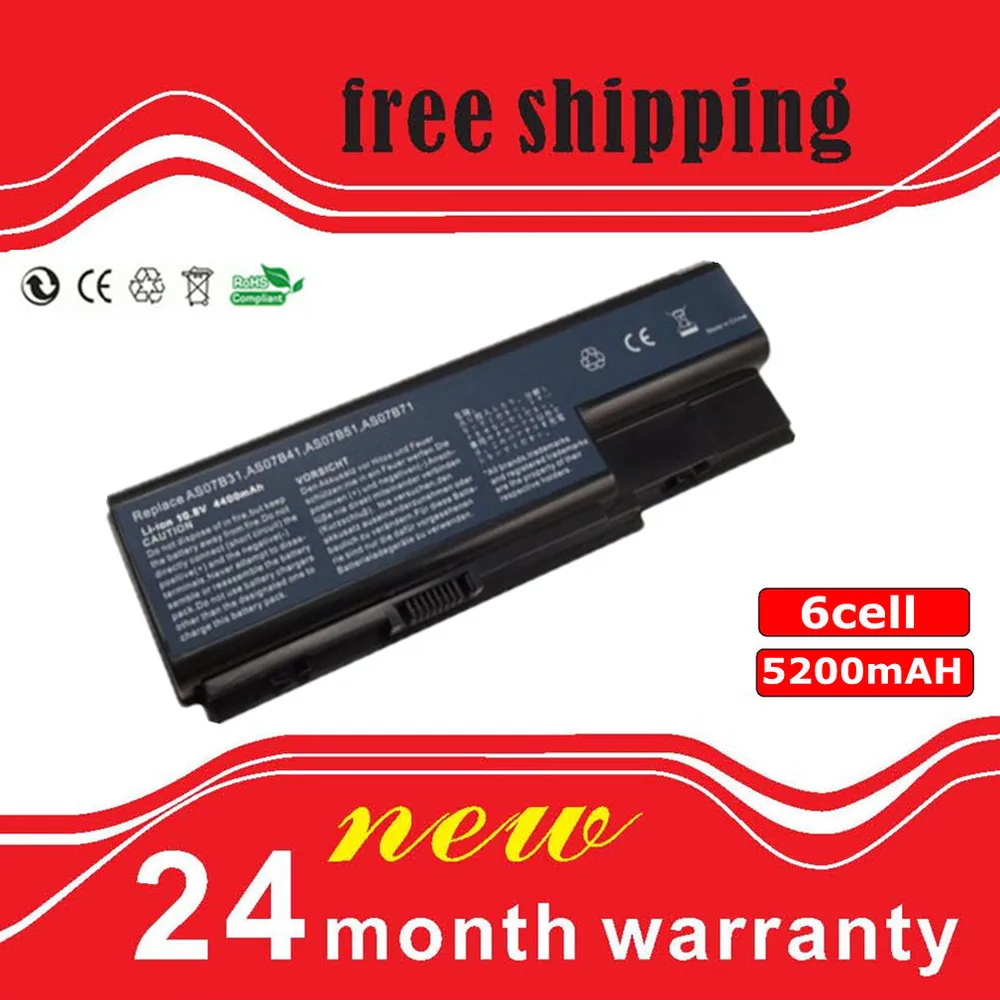 Laptop Battery For Acer Aspire 6920G 6930 7220 7530G 7540 7720G 7720Z
