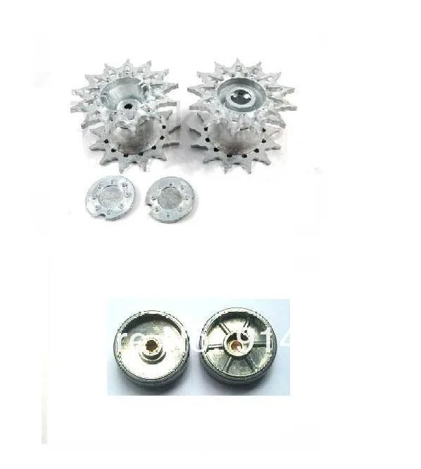4 шт. henglong3898 3898-1 1/16 RC Танк металлические детали для модернизации приводные колеса