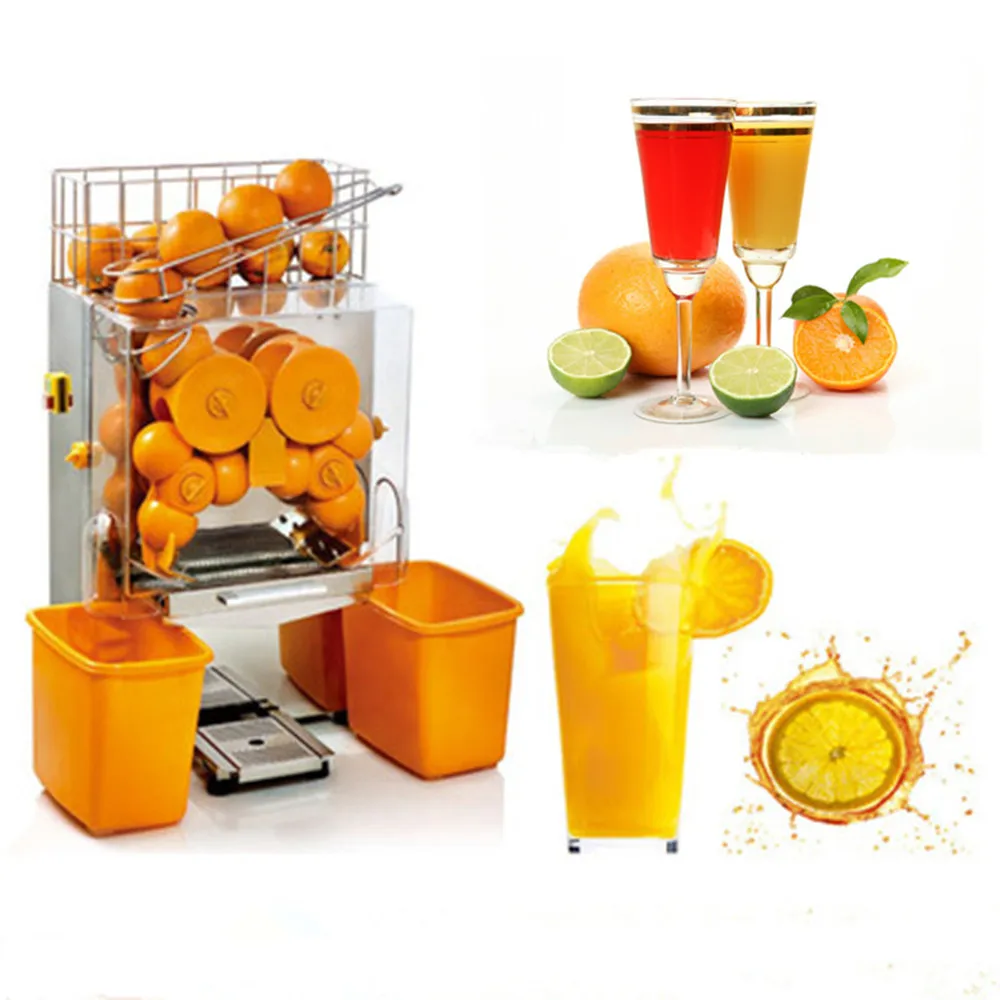 Stainless Steel Fruit Juice Extracting Machines Industrial Orange Lemon Juicer Juicing Machine