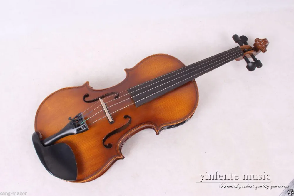 

New 4/4 Electric acoustic Violin Powerful Sound High quality Nice Sound #1-3