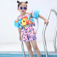 Различные узоры плавучести принцесса узор яркие цвета для мальчиков и девочек ребенок одежда заплыва надувные нарукавники обучения детей плавани