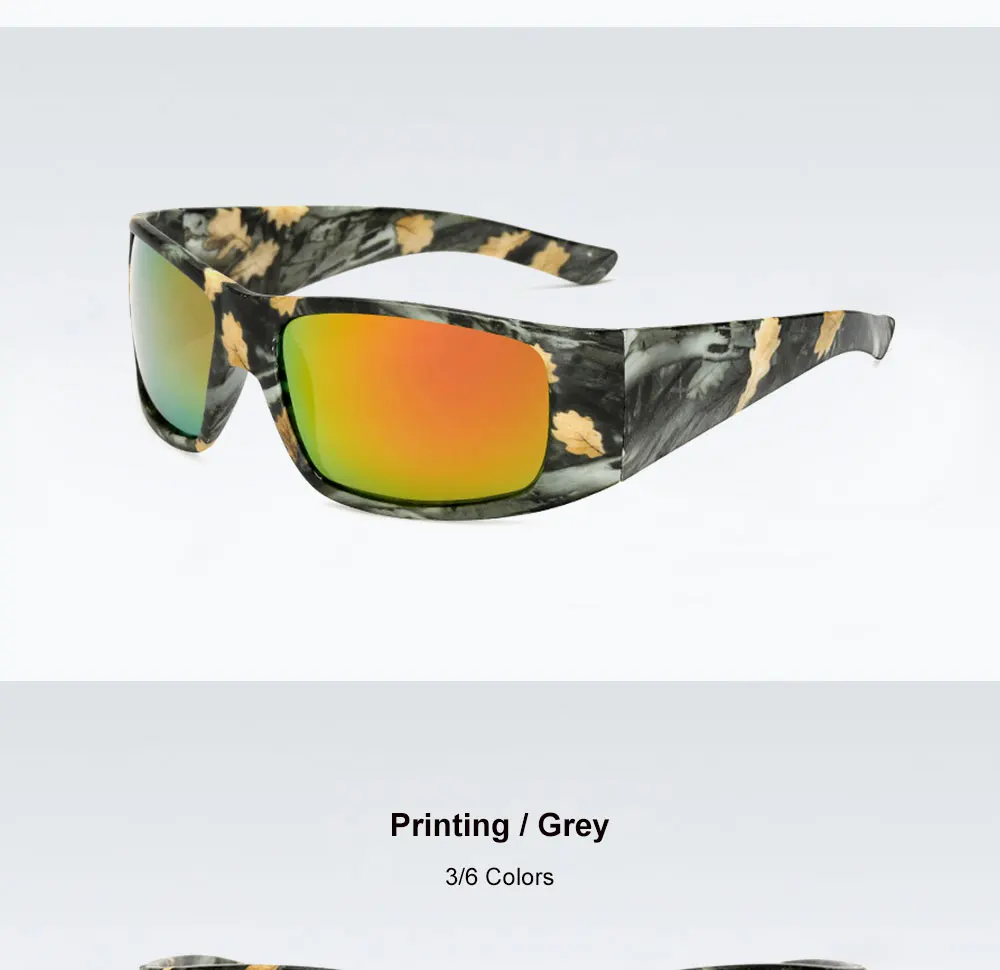 VEGA Eyewear Sports Camouflage Glasses Men Women Sports Sunglasses Polarized Biker Camo Sunglasses Sport Goggles 208 (8)