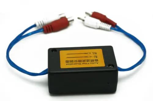 

Car RCA Amplifier Audio Noise Filter Ground Loop Isolator Suppressor Subwoofer