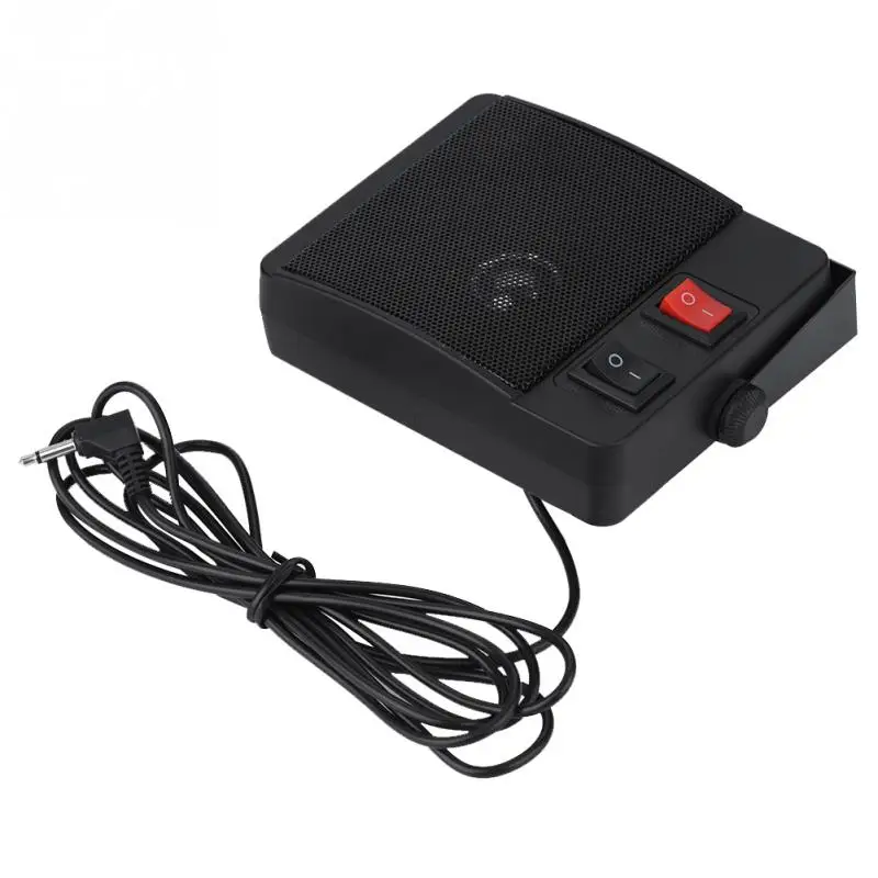 

Mini Walkie Talkie External Speaker For YAESU Two Way Radio ABS Speaker with 3.5mm Jack