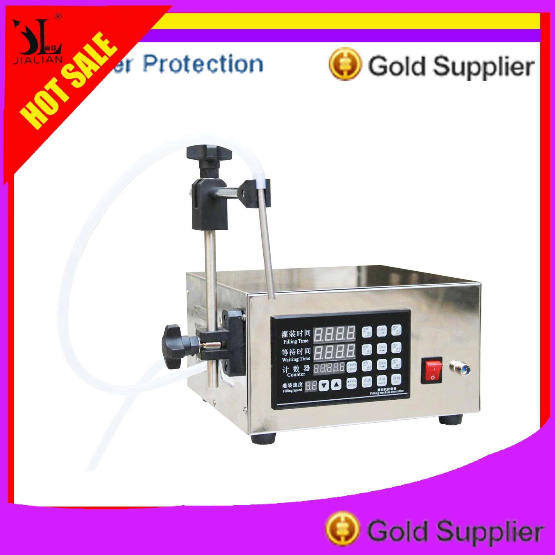 

Electrical Liquid Filling Machine Water Digital Filler Automatic Beverage Oil Wine Drinking Liquor Kerosene Fill Equipment Tools