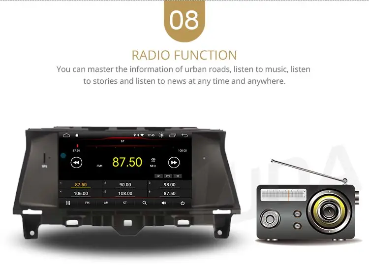Discount LJDA 1 Din Android 9.1 Car Radio For Honda Accord 2008-2015 WIFI Car Multimedia Player Stereo GPS Navigation DVD IPS Auto Audio 10