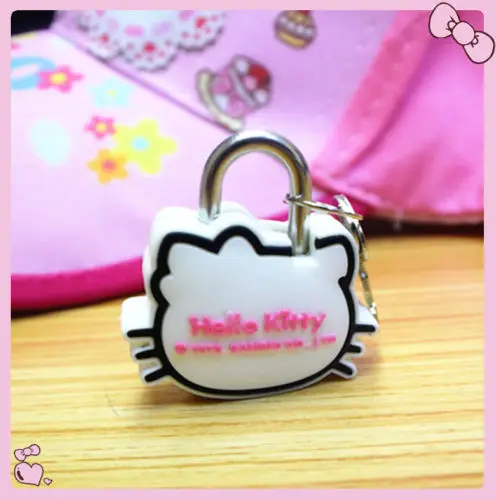 Новый мини замок Hello Kitty Cutie Safty для детей набор из двух предметов детей|lock mini|lockmini |