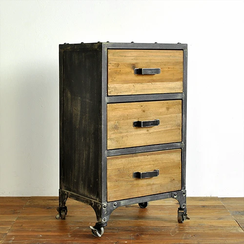 Loft Wind Side Of The Old Iron Few Fir Coffee Table Loft Wind Side Of The Old Iron Few Fir Coffee Table Three Drawers Bedside Cabinet File Storage Cabi In Bar Chairs From