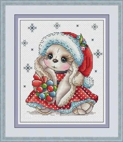 

Needlework,DIY Cross Stitch,Sets For Embroidery kits,14CT ,Christmas of the little rabbit