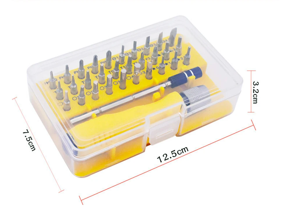 32-в-1 мульти-Функция Набор отверток Набор инструментов для ремонта гнездо Набор отверток бытовой набор магнитных отверток для домашнего использования